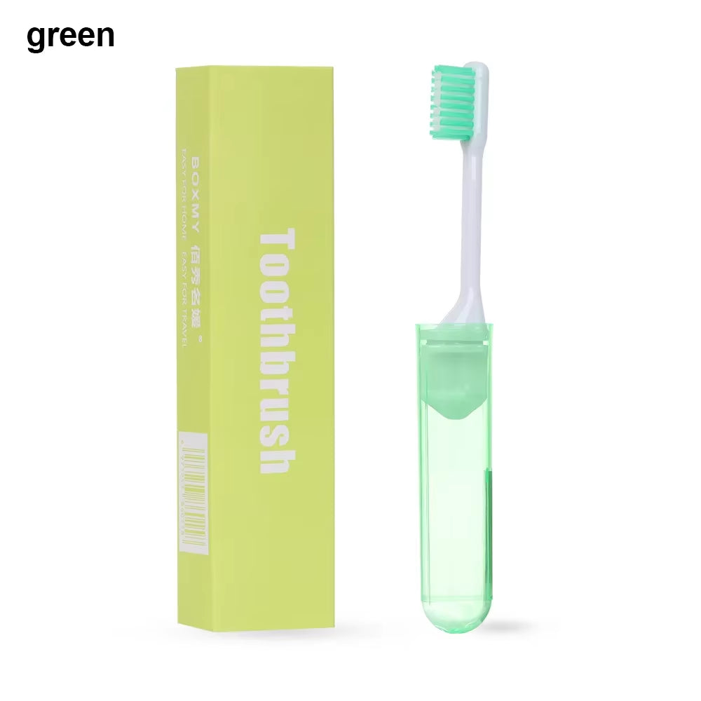 1Pc Folding Toothbrush Portable Travel Camping Outdoor Tooth Brush Soft Foldable Toothbrush Hygiene Oral Cleaning Accessories
