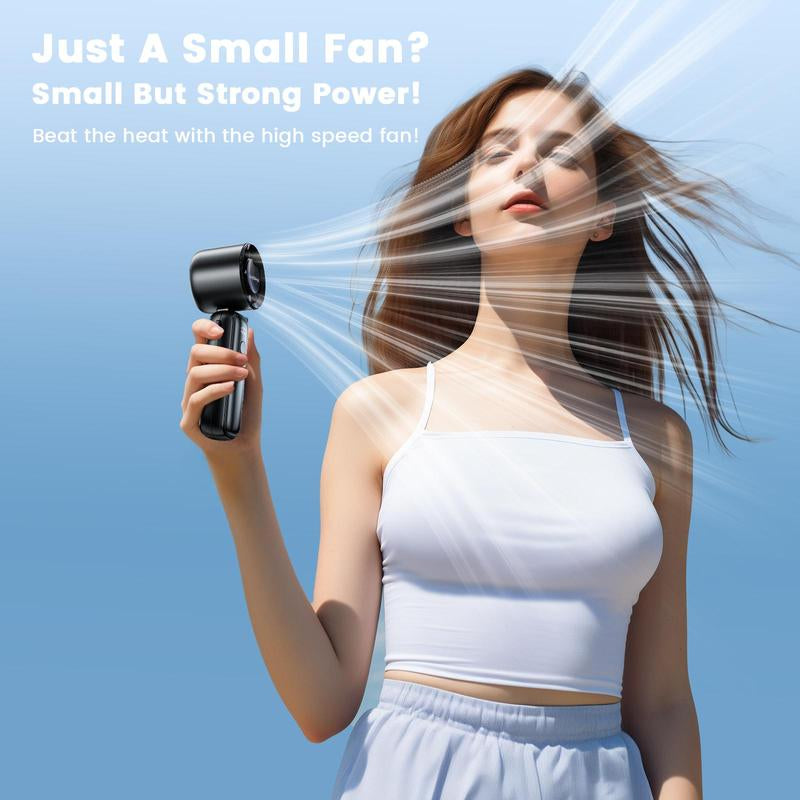 COLDSKY Portable Handheld High-Speed Fan, USB Rechargeable Handheld Fan, Household Appliances for Home Office Use