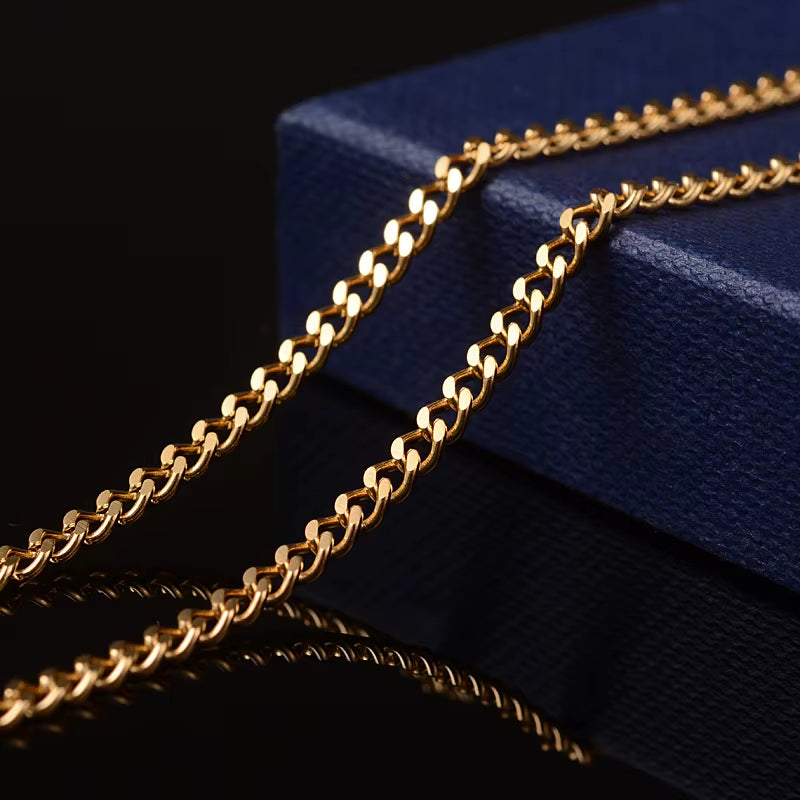 20M/Roll 304 Stainless Steel Curb Chains Unwelded Twisted Chains Jewelry Necklace Bracelet Chains Link Accessories