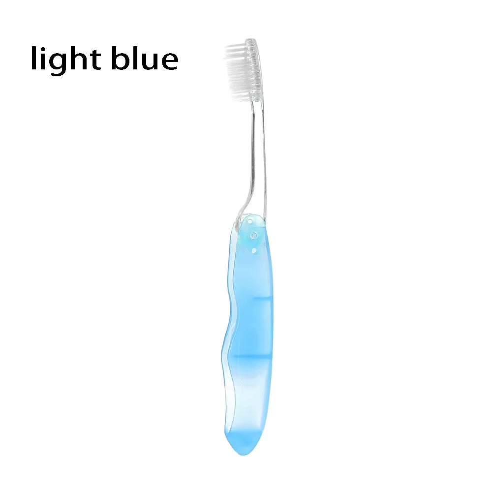 1Pc Folding Toothbrush Portable Travel Camping Outdoor Tooth Brush Soft Foldable Toothbrush Hygiene Oral Cleaning Accessories