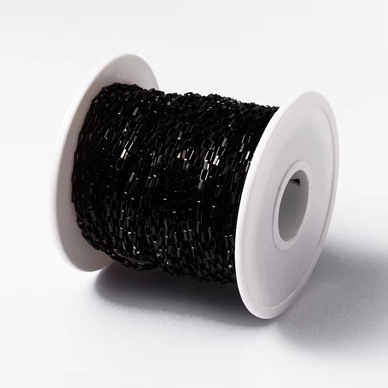 20M/Roll 304 Stainless Steel Curb Chains Unwelded Twisted Chains Jewelry Necklace Bracelet Chains Link Accessories
